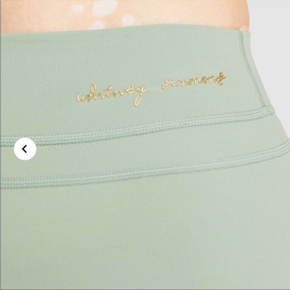 Whitney Simmons x Gymshark high rise moss green legging - Picture 2 of 12